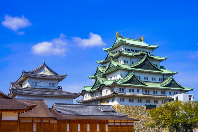 名古屋城の街並み